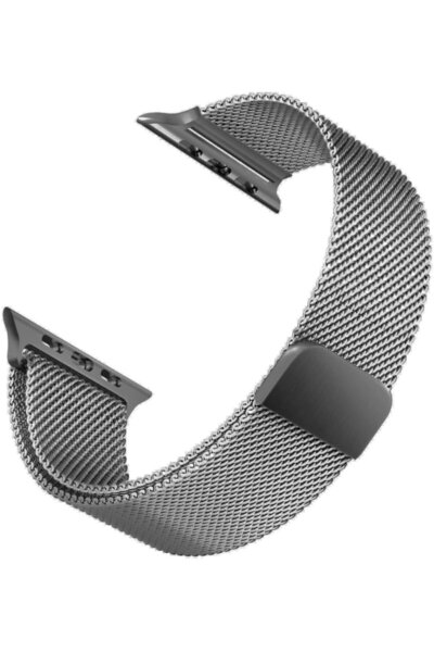 Genel Markalar 42/44 Mm Apple Watch Metal Gümüş Kordon