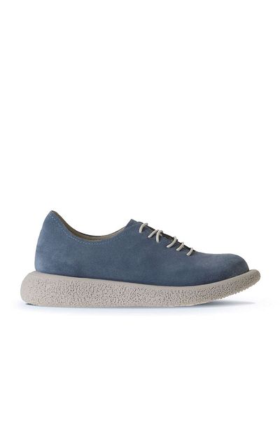 Bueno Shoes Pantofi de damă din piele intoarsa - albastru, 01wu8901