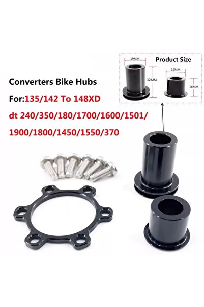 Choice طقم تحويل محور XD من 142X12 إلى 148X12 لأجهزة DT SWISS، 350، 370، 180،...