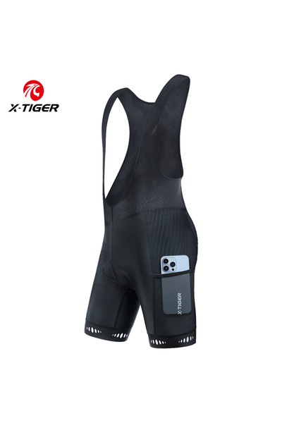 Choice شورت ركوب الدراجات الرجالي X-TIGER XM-DBK-34801 مزود بجيوب للهاتف، مبط...