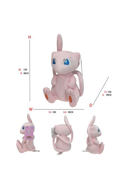Choice Mew-f Mew Pokemon Plush Doll Kawaii Cartoon Go dex Mew Plush Toys Soft Stuffed Kawaii Anime Doll Pil