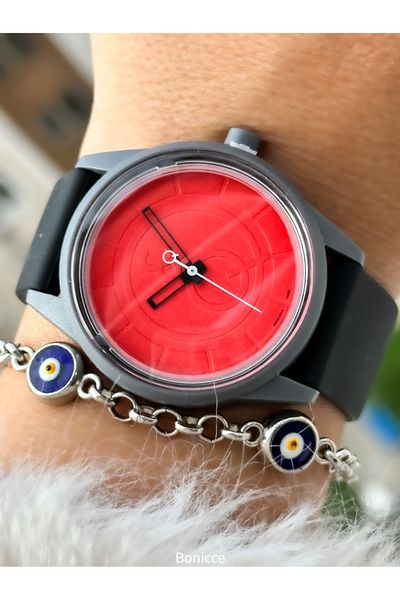 Q&Q Black Solar Battery-Free Sports Wristwatch - Pool and Sea Use