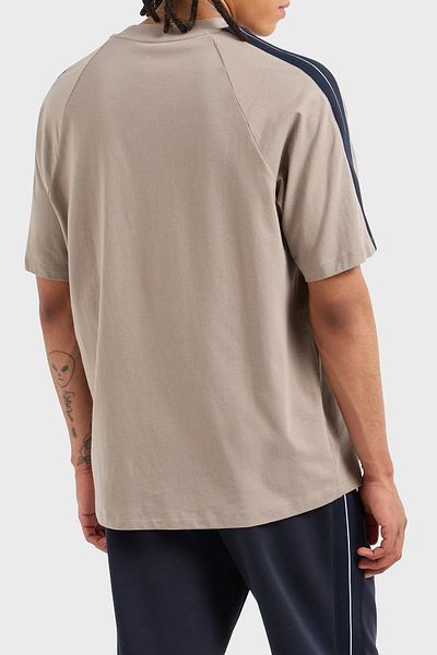 Armani Exchange Βαμβακερό λογότυπο Regular Fit Crew Neck T-shirt Ανδρικό T SHIRT