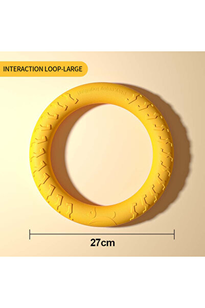 DUTRIEUX interaction loop-L Dog Toys Pet Flying Disk Training Ring Puller Anti-Bite Floating Interactive Supp