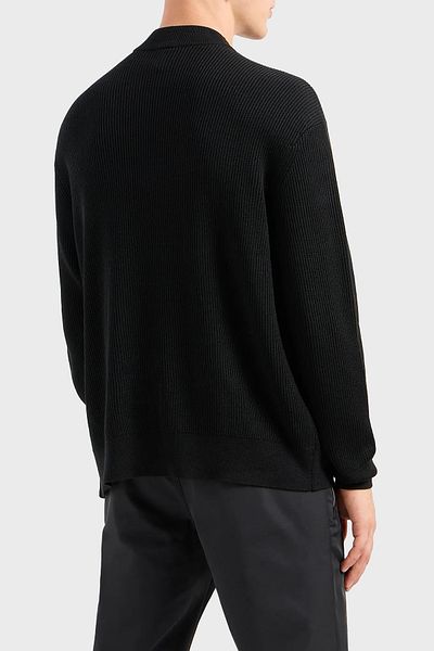 Armani Exchange Cotton and Wool Regular Fit Crew Neck Sweater Men's Sweater