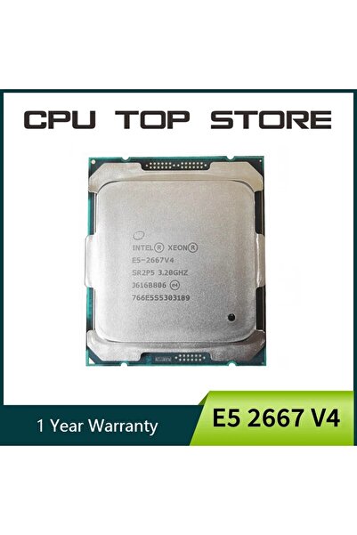Choice معالج Intel Xeon E5 2667 V4 2667V4 3.2GHz 8-Core 16-Thread L3=25M 135W CPU LGA 2011-3