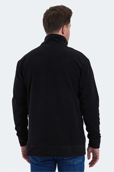 Slazenger Черен мъжки суичър Kadmos