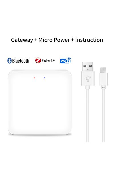 LOLGOOD بوابة متعددة الأوضاع Tuya Zigbee Bluetooth Gateway Hub تطبيق المنزل الذكي اللاسلكي للتحكم عن بعد