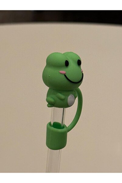 ÇAKRA Kurbağa Model Toz Geçirmez Silikon Sızdırmaz Pipet Kapağı 1 Adet Stanley Termos Ile Uyumlu