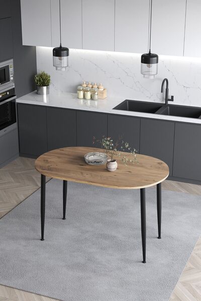 Mufian Concept Melinda 70x110 Cm İskandinav - Bohem Oval Çam Desenli Yemek - ...