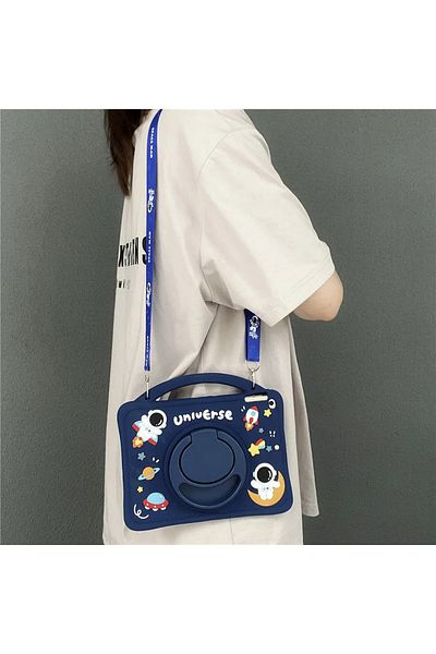 Choice A9 Plus 11 inch HandleAstronaut-SP Case For Samsung Galaxy Tab A9 Plus S9 FE S8 S7 11 inch A8 10.5 A