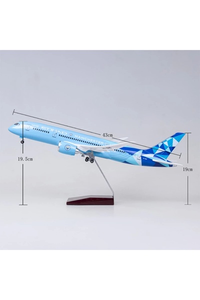 Choice نموذج مصبوب من طائرة الاتحاد للطيران B787 مانشستر سيتي بدون إضاءة، مقا...