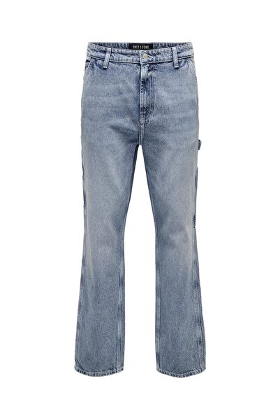 Only & Sons Normal geschnitten jeans ONSEDGE Mittlere Taille Gerade geschnitten Jeans