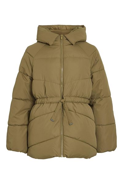 VILA Jacke mit Kapuze und Kordelzug