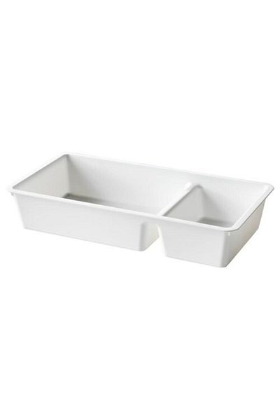 IKEA Λευκό κουτί πολλαπλών χρήσεων με θήκη Meridyendukkan 33x17 cm Χρήση σε όλες τις περιοχές