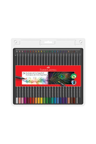 Choice 24 Colors Faber-castell 24 Black Editition Colouring Pencils Super Soft Lead Brilliant Colour Pencil