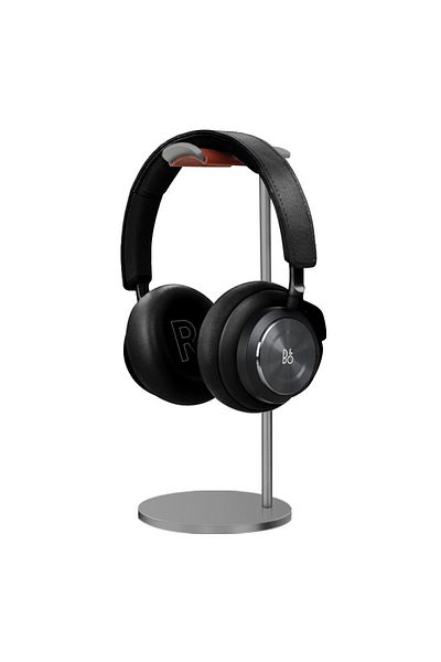 Choice Grey Curved Aluminum Headphone Stand Rack Sturdy Metal Gaming Headset Earphone Holder Hanger with So