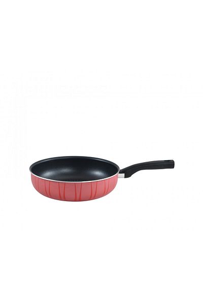 MISTERCOOK Mister Cook Aluminum Deep Frying Pan Non-stick With Bakelite Handles And Stainless Steel Cover 26 Cm