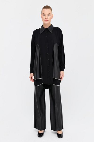 Esswaap Black Stylish Tunic - Aller Detailed