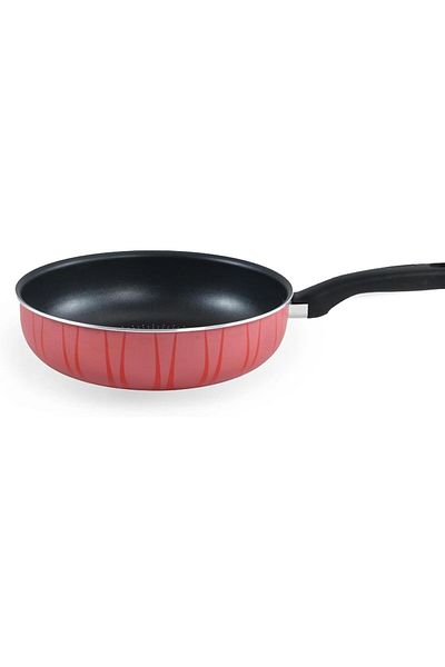 MISTERCOOK Mister Cook Aluminum Deep Frying Pan Non-stick With Bakelite Handles And Stainless Steel Cover 28cm