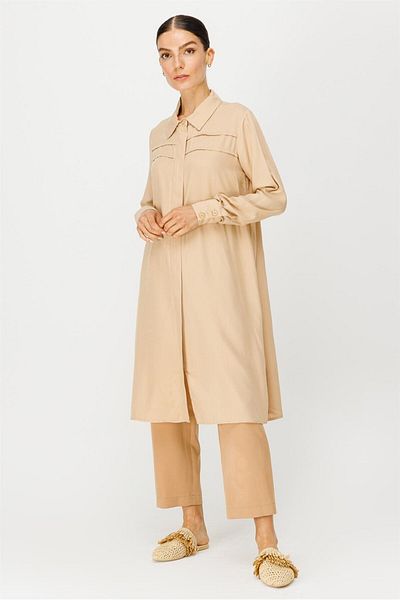 Esswaap Φυσικό ύφασμα Cool Holding Tunic Mink