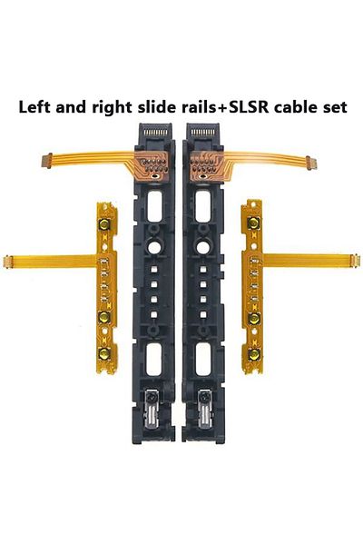JETTING 1set 1set Replacement Lr Slide Left Right Slider Rail With Sl Sr Flex Cable For Switch Ns Joy-con Jo