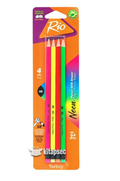 Fatih KURSUN KALEM BLS RIO NEON SILGILI 4 LU R18271