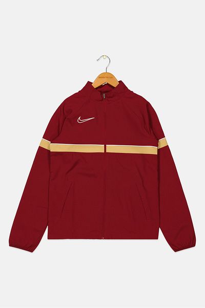 Nike Kids Boy Sportswear Fit Long Sleeve Training Jacket, Maroon