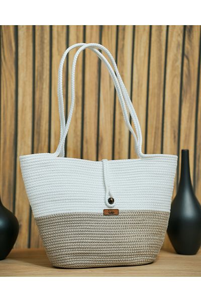 MS Glassware Σειρά Wicker Hane - Τσάντα παραλίας, χεριών και μπράτσων