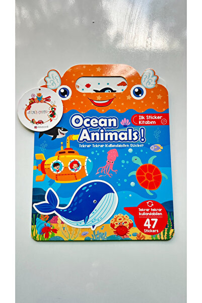 Lino TEKRAR KULLANILABİLEN İLK STİCKER KİTABIM DENİZ HAYVANLARI