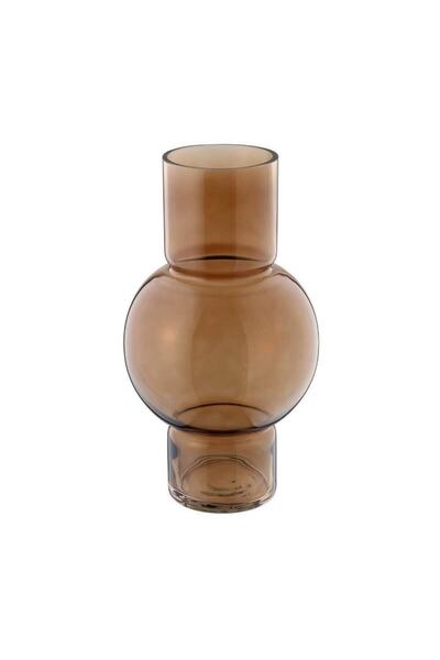 Eglo 421233 "AMPITABE" 28 Cm Yüksekliğinde Kahverengi Cam Vazo