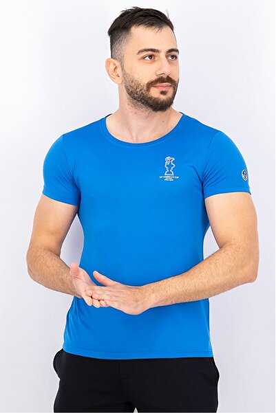 North Sails By Prada تيشيرت رجالي من نورث سيلز × برادا، بياقة دائرية وأكمام ق...