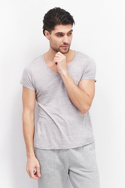 Head Men Sportswear Fit Short Sleeve Training Heather T-Shirt, Grey