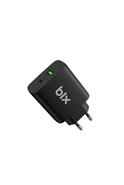 Bix Bx2p65g 65w Gan Usb-c Usb-a Şarj Aleti Iphone Ipad Pd Pps Type-c Hızlı Şa...