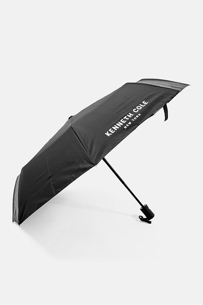 Kenneth Cole Graphic Print Umbrella, Black