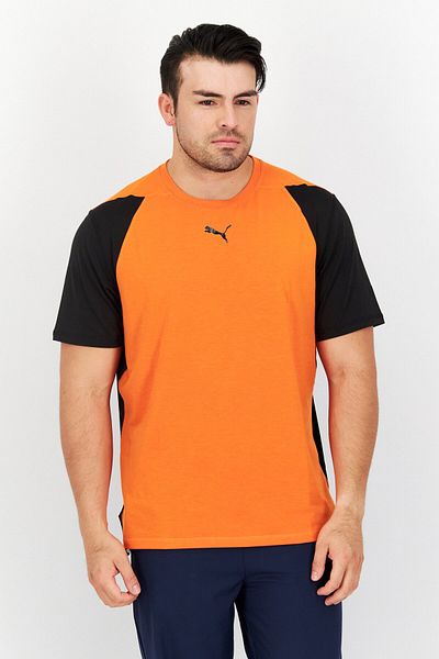 Puma Men Sportswear  Short Sleeves Training T-Shirt,Orange