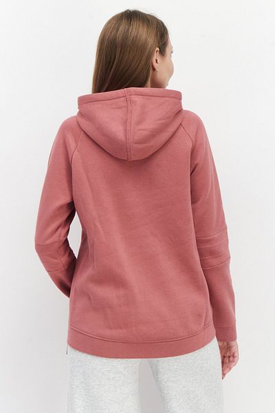 Puma Women Sportswear Fit Long Sleeve Brand Logo Hoodie, Mauve