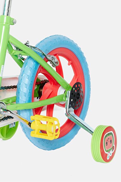 Cocomelon Kids 14 Inch Bicycle, Red/Green Combo