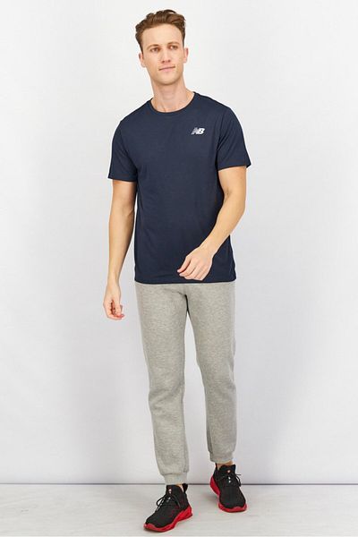 New Balance Men Athletic Fit Training T-shirt, Navy