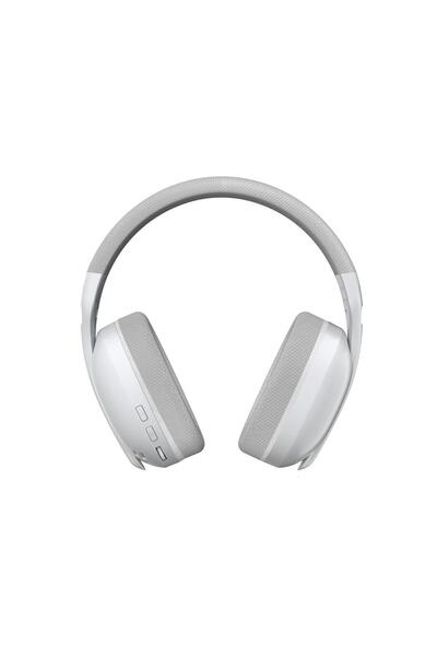Aula S6 Ultra Hafif Kablosuz Bluetooth Type-c Mikrofonlu Gaming Oyuncu Kulaklığı Beyaz