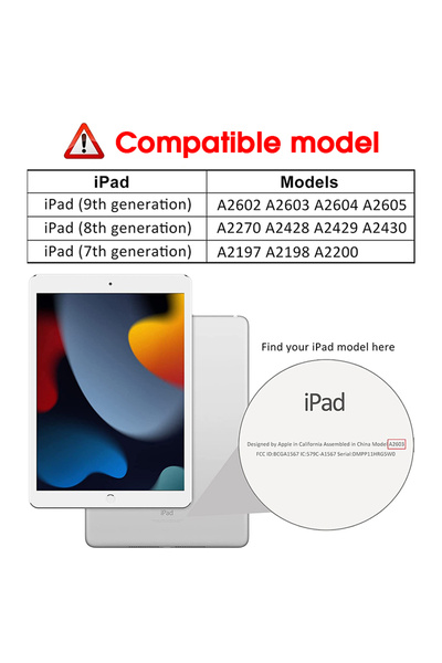 Choice واقي شاشة من الزجاج المقوى لجهاز iPad 10.2 بوصة A2602 A2603 A2604 A260...
