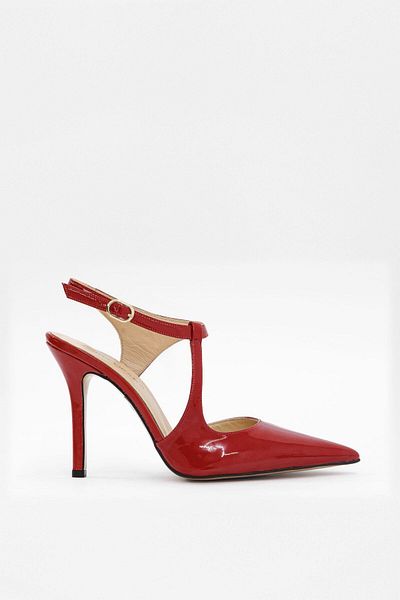 NILUFARR Carlen Red Patent Leather - Genuine Leather Heeled Shoes