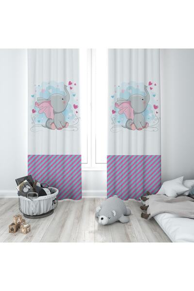 MEKTA HOME Camera bebelușilor și copiilor Drăguț elefant două aripi fundal pe...