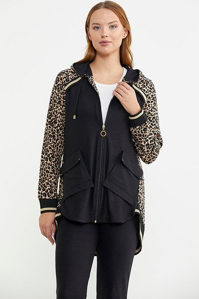 Sementa Costum combinat de leopard cu potrivire confortabilă - maro