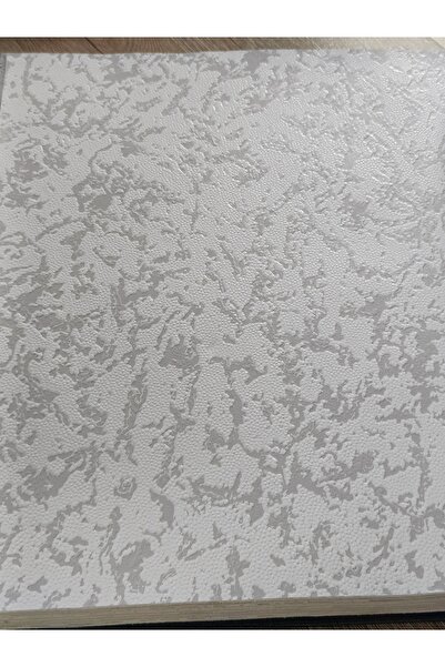 KMS HOME Kendinden Desenli Kabartmalı Hava Alabilen Silinebilir Sade Duvar Ka...