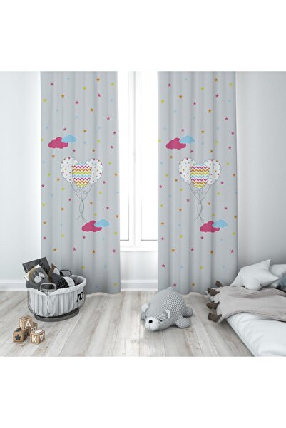 MEKTA HOME Perdele de fundal pentru camera pentru copii și bebeluși cu model ...