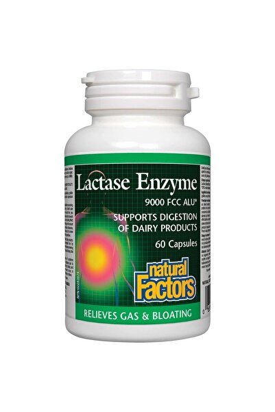 Natural Factors Lactase Enzyme, 60 Capsules