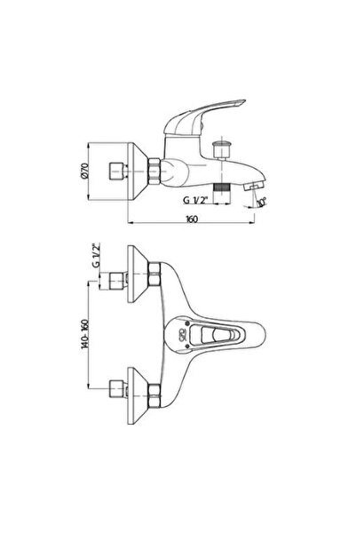 GPD Adrio Bathroom Mixer