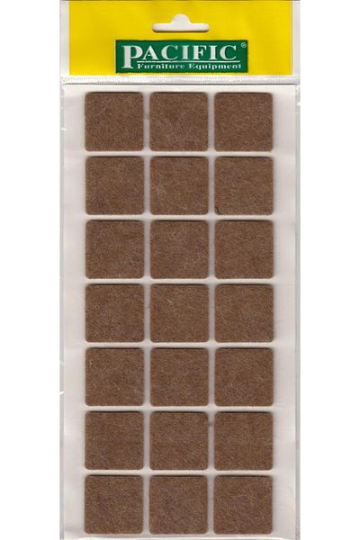 PACIFIC Adhesive Felt 30*30mm Brown