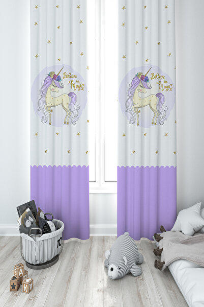 MEKTA HOME CAMERA BEBELILOR ȘI COPIILOR Perdele de fundal cu 2 aripi cu model...